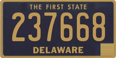 DE license plate 237668