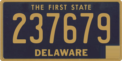 DE license plate 237679