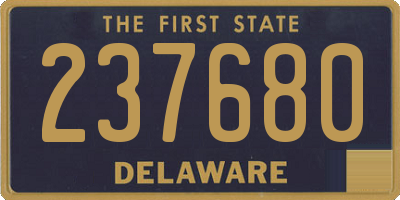 DE license plate 237680