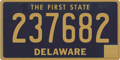 DE license plate 237682