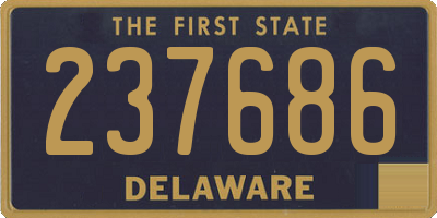 DE license plate 237686