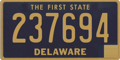 DE license plate 237694