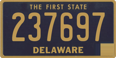 DE license plate 237697