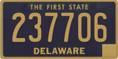 DE license plate 237706