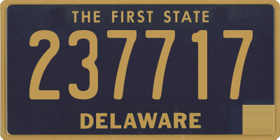 DE license plate 237717