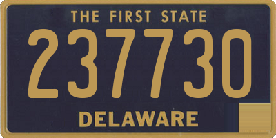 DE license plate 237730