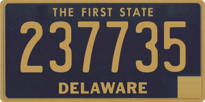 DE license plate 237735