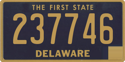 DE license plate 237746