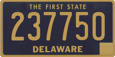 DE license plate 237750