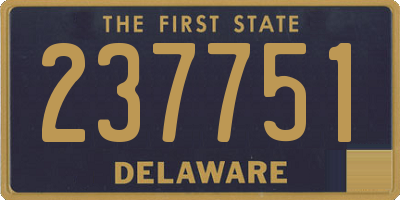 DE license plate 237751