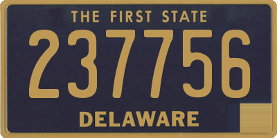 DE license plate 237756