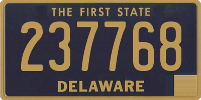 DE license plate 237768