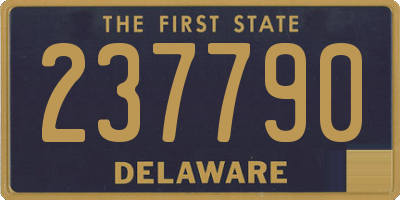 DE license plate 237790