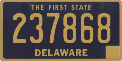 DE license plate 237868