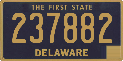 DE license plate 237882