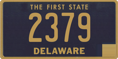 DE license plate 2379