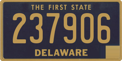 DE license plate 237906
