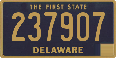 DE license plate 237907