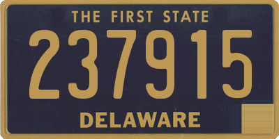 DE license plate 237915