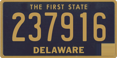 DE license plate 237916