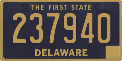 DE license plate 237940