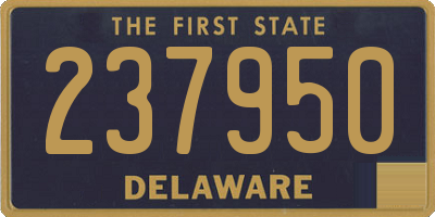 DE license plate 237950