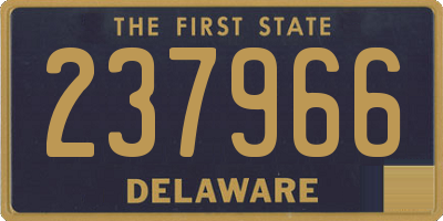 DE license plate 237966