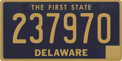 DE license plate 237970