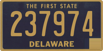 DE license plate 237974