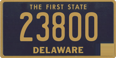 DE license plate 23800