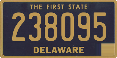 DE license plate 238095