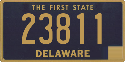 DE license plate 23811