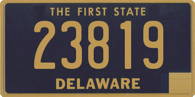 DE license plate 23819