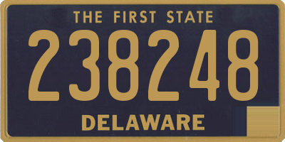 DE license plate 238248