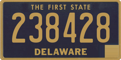 DE license plate 238428