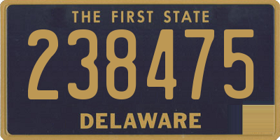 DE license plate 238475