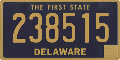 DE license plate 238515