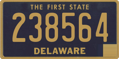 DE license plate 238564
