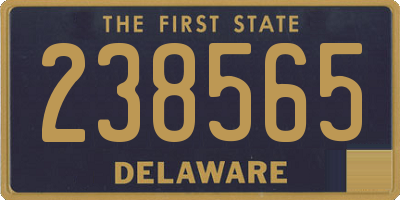 DE license plate 238565
