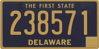 DE license plate 238571