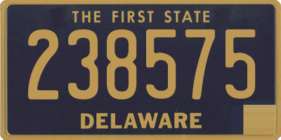 DE license plate 238575