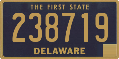 DE license plate 238719