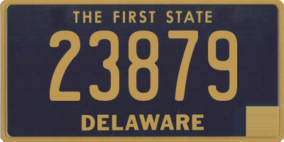 DE license plate 23879