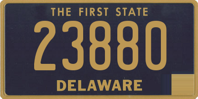 DE license plate 23880