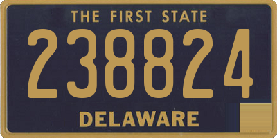 DE license plate 238824