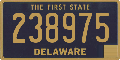 DE license plate 238975