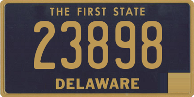 DE license plate 23898