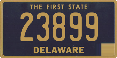 DE license plate 23899