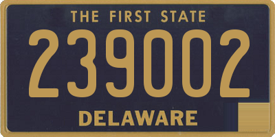 DE license plate 239002