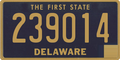 DE license plate 239014